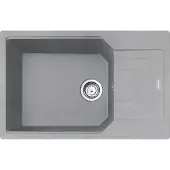 Franke Stone lavabo Urban, UBG 611-78 XL, gris pierre (Éviers à poser, 50 cm, 112.10 cm)