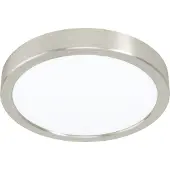 Eglo Fueva 5, 1 ampoule(s), LED, IP20, acier satiné, blanc