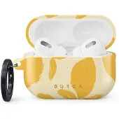 Burga Housse de protection pour AirPods Pro 2, Lemon Tart, jaune avec motif citron