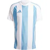 Adidas Striped 24 Short Sleeve T-shirt Bleu L Homme