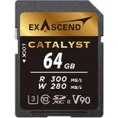 EXASCEND Sd Uhs-ii V90 Catalyst 64gb Memory Card Clair