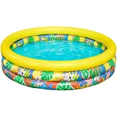 Bestway 51203 Tropical Ø168x38 Cm Round Inflatable Pool Multicolore 168 x 38 cm