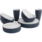 Outwell Gala 4 Pax Tableware Set Argenté