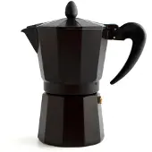 Quid Cafetière Italienne Métal Noir Bakélite - 12 Tasses