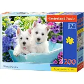 Castorland Puzzle chiots West Highland Terrier 200 pièces
