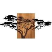 Emob Accessoire mural décoratif en bois Wallity