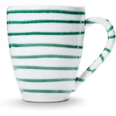Gmundner Keramik Grüngeflammt Tasse à déjeuner Max 0,3 litre, Tasse, Vert