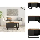 vidaXL Table basse 60x50x35 cm Vieux bois massif - Tables basses