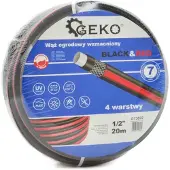 GEKO Tuyau d'arrosage 4V flex 50m 1/2" 12388