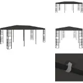 vidaXL Pavillon 3x6 m Anthracite - Pavillons & Tentes de réception