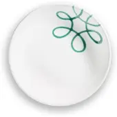 Gmundner Keramik Pur Flammé Vert Assiette à soupe Cup (Ø 20cm), Assiettes, Vert