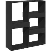 vidaXL Bibliothèque/Séparateur de pièce noir 100x33x115 cm