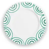Gmundner Keramik Grüngeflammt, Assiette à dessert Gourmet (Ø 22cm), Assiettes, Vert