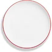 Gmundner Keramik Bord rouge rubis, Assiette à dessert Cup (Ø 20cm), Assiettes, Rouge