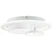 Brilliant Sigune LED Plafonnier 40x40cm blanc/noir G99385/75