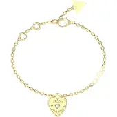 GUESS Amore Heart Bracelet Doré Femme