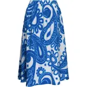 Seidensticker Jupe ' Schwarze Rose ' bleu / blanc