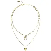 GUESS All You Need Is Love Necklace Doré Femme