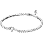 Pandora Bracelet Rivière Coeur Scintillant