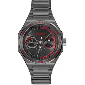 HUGO BOSS #GRAIL SPORT Montre en acier plaqué noir à cadran ton sur ton