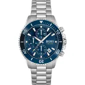 BOSS Admiral 45 Mm Watch Argenté Homme