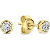 Isabel Bernard Boucles d'oreilles or / transparent
