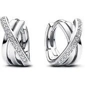 Pandora Créoles Pavé Croisées