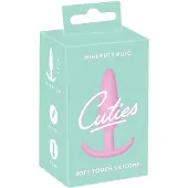 Cuties Plug anal mini - plug anal en silicone (rose, 2,1 cm)