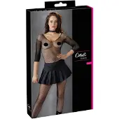 Cottelli - Jupe plissée courte - noire - XL