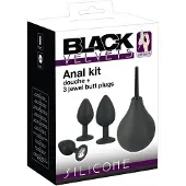 Black Velvets - set de plugs anaux (4 pièces, noir)