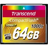 Transcend Ultimate - Carte mémoire flash - 64 Go - 1000x - CompactFlash