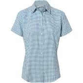 Vaude Seiland Iii Short Sleeve Shirt Bleu 42 Femme