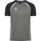 Hummel T-Shirt fonctionnel 'Lead 2.0' gris / noir / blanc