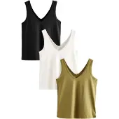 Next Haut olive / noir / blanc