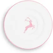 Gmundner Keramik Rosa Hirsch Sous-assiette café Gourmet (Ø 16cm), Tasse, Rose