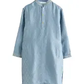 Next Chemise bleu fumé