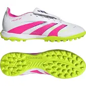 Adidas Hommes, Chaussures de football, Predator League FT Turf SG (42 2/3), Blanc, Pink, Jaune