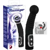 You2Toys - masseur prostate rotatif vibrant - silicone noir