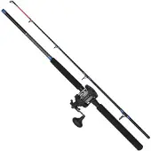 Kinetic Boat Cc Trolling Combo Noir 1.83 m / 100-400 g