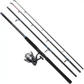 Kinetic Coast/boat Cc Spinning Combo Noir 1.83 m / 20-80 g