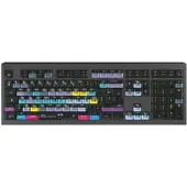 Logickeyboard ASTRA 2 Clavier USB AZERTY Anglais Noir (LKB-RESB-A2M-FR)