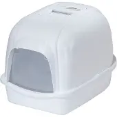 Europet Bac à litière Bernina Eclipse transparent/blanc, taille : M