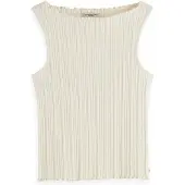 Scotch & Soda U9a00645t Sleeveless T-shirt Beige XS Femme