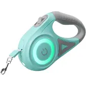 Rojeco Automatic Led 61203 5 M Dog Leash Vert