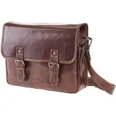Alpenleder Camera Bag Reporter cognac