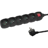 Esperanza ELK216K power extension 5 m 5 AC outlet(s) Indoor Black
