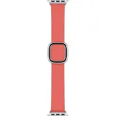 Apple Watch 38/40 mm Bracelet de Montre Moderne Cuir Rose Agrume - Small
