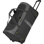 Travelite trolley sac de voyage Basic Active Trolley Travel Bag Anthrazit / Lemon noir vert 70cm