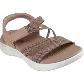 SKECHERS Sandales 'Go Walk Flex Sandal' marron