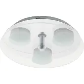 Eglo 96545 Abiola 1 LED Applique/plafonnier 5,4W nickel blanc clair